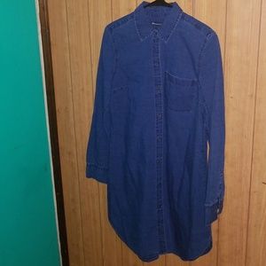 Abercrombie & Fitch Denim Shirt Dress